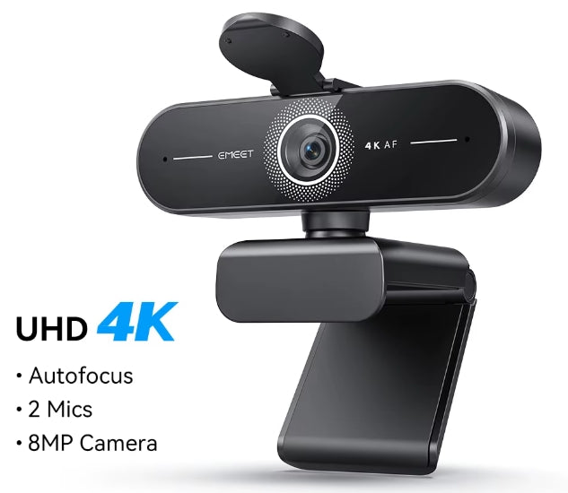 4K/1080P Webcam for PC/Computer