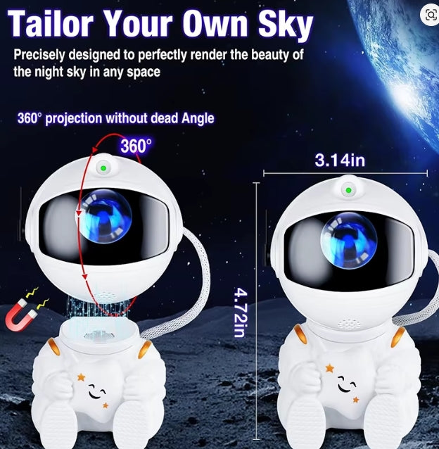 Astronaut Galaxy Projector Night Light