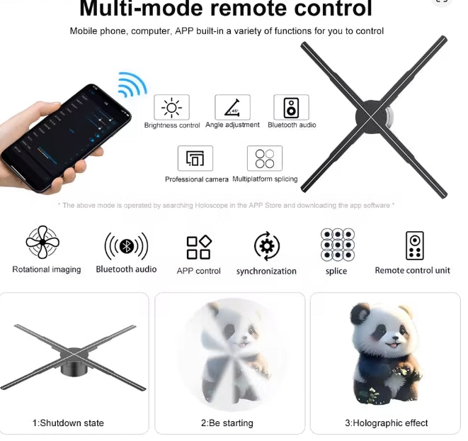 Hologram Fan HD Projector