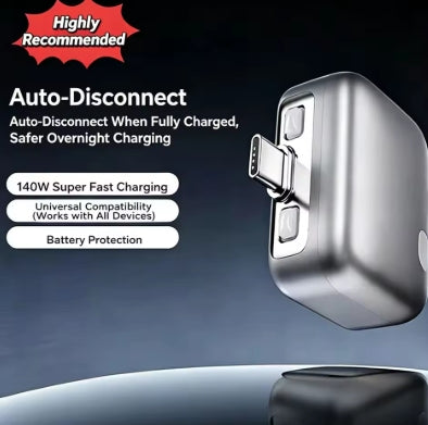 Auto Disconnect Charger Adapter Type-C