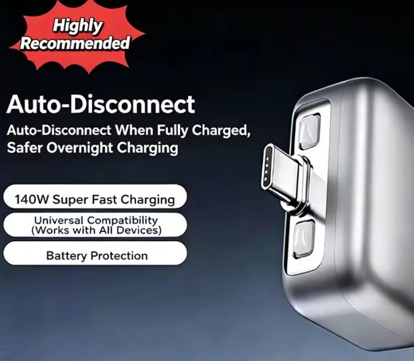 Auto Disconnect Charger Adapter Type-C