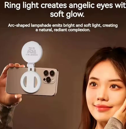 2-in-1 Magnetic Ring Light & Phone Holder