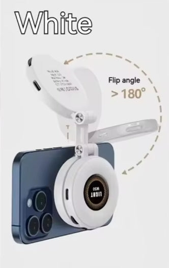 2-in-1 Magnetic Ring Light & Phone Holder
