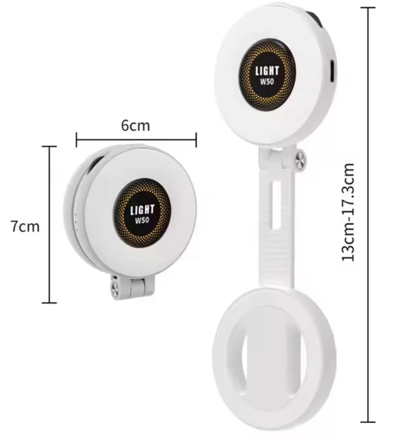 2-in-1 Magnetic Ring Light & Phone Holder