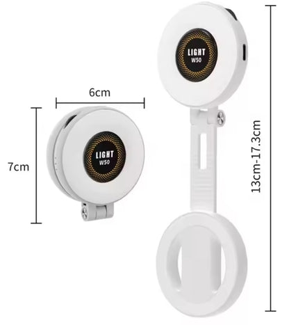 2-in-1 Magnetic Ring Light & Phone Holder