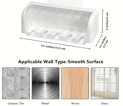 Covered 5-slot toothbrush holder