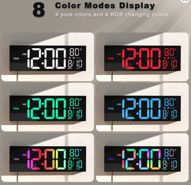 16" Large Digital Wall Clock