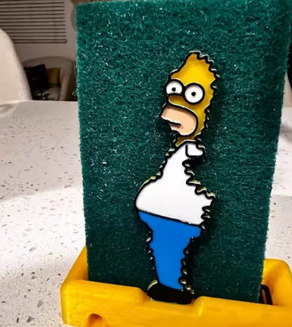 Homer Simpson Sponge Storage