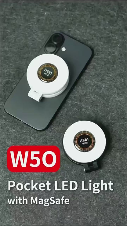 2-in-1 Magnetic Ring Light & Phone Holder